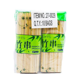 Bamboo Skewers 6" 20bags & 10bags x 100pcs (Tian Hu Shan)