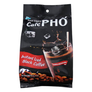 Café Pho Instant Iced Black Coffee (Bag) 20bag/18/0.5oz *Food Empire*