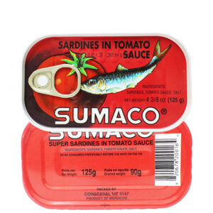 Canned Sardines in Tomato Sauce 50/4.4oz *Sumaco*