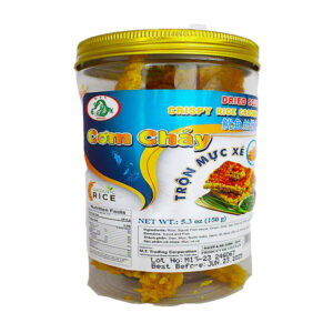 Dried Squid Crispy Rice Cracker (Com Chay Tron Muc Xe) 24 x 5.3oz *MTT*