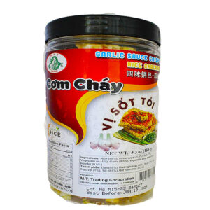Garlic Sauce Crispy Rice Cracker (Com Chay Vi Sot Toi) 24 jar x 5.3oz *MTT*