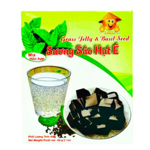 Grass Jelly & Basil Seed (Suong Sao Hat E) 30/2.1oz *SMILE*