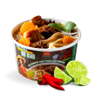 Instant Rice Noodles Beef Stew Flavor 9bowl/2.6oz *Simply Food*