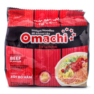 Instant Noodles Beef Flavor 6bag/5pack/2.8oz *Omachi*
