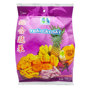 Mixed Fruit Chips (Trai Cay Say Kho) 25bag/7oz *Fruit Food - Minh Phat*