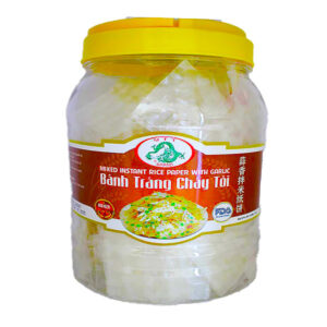 Mixed Instant Rice Paper With Garlic (Banh Trang Chay Toi) 18 jar x 8oz *MTT*