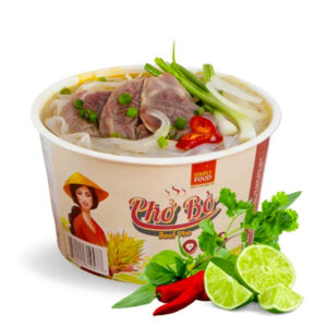 Instant Rice Noodles Beef Flavor 9bowl/2.6oz *Simply Food*