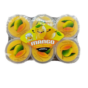 Pudding Nata de Coco Mango Flavor 16tray/6cup/3.5oz *Smile*