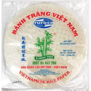 Round Rice Paper 28cm - 44bag/12oz *Bamboo Tree - Ba Cay Tre*