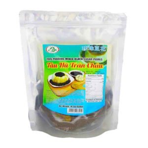 Tofu Pudding Mixed Black Sugar Pearls (Tau Hu Tran Chau) 24 bags x 18oz *MTT*