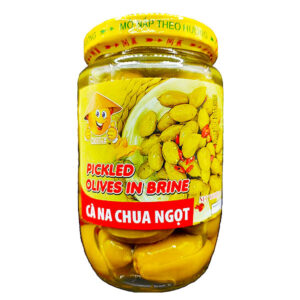 Pickled Olive in Brine (Ca Na Chua Ngot) 24jar/13.4oz *Smile*