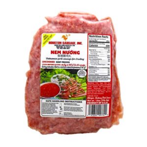 Vietnamese Pork Sausage For Broiling (Nem Nuong Original) 20 x 14oz *Houston Sausage*